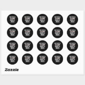 Sticker Rond Funny Fantasy Sketll Runner Up 2025  (Feuille)
