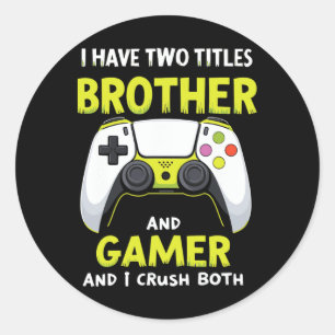 Sticker Rond Funny Gaming Boys Girls Men Gamer Video Game 2