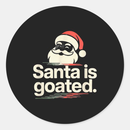 Sticker Rond Funny Gen Alpha Gen Z Slang Funny Christmas Sweate (Devant)