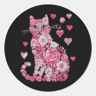 Sticker Rond Funny Gram Heart for Grandma Mother Day Women 34