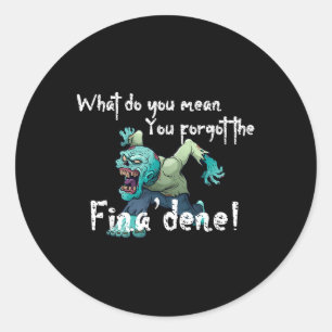Sticker Rond Funny Guam Finadene