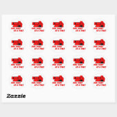 Sticker Rond Funny Machinist (Feuille)