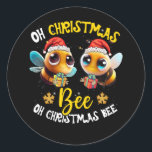 Sticker Rond Funny Oh Christmas Bee Santa Hat Beekeeper Beekeep<br><div class="desc">Grim Reaper Crâne Mort Scythe Mort Gothique Horreur Halloween</div>