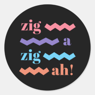 Sticker Rond Funny Patinage sur glace Maman Patinage artistique