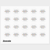 Sticker Rond Funny Phlebotomy Technicien génial PBT (Feuille)