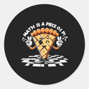 Sticker Rond Funny Pi Day 3.14 Pie Math Enseignants Coach Scien