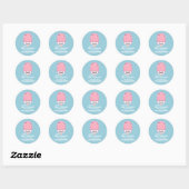 Sticker Rond Funny Popsicle Pun (Feuille)