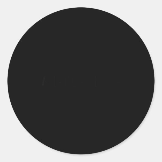 Sticker Rond Funny Sarcastic What Day Is It Relatable Minimalis (Devant)