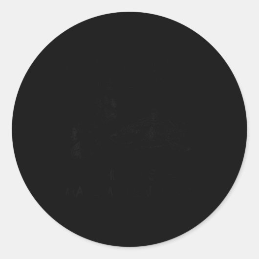 Sticker Rond Funny Sharks And Dogs Make Me Happy Humans Make My (Devant)