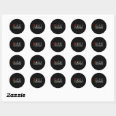 Sticker Rond Funny Smart Schizophrenic Schizophrenia Awareness  (Feuille)