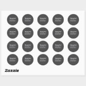 Sticker Rond Funny Theatre Nerd Definition Musical Theater  (Feuille)