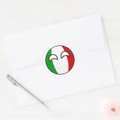 Sticker Rond Funny Trending Geeky Italie Camptryball (Enveloppe)