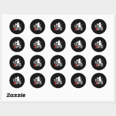 Sticker Rond Funny Valentine S Day Cud Is Stud Premium (Feuille)
