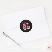 Sticker Rond Funny Valentine's Day 67 Meme Hands Six Seven Cud (Enveloppe)