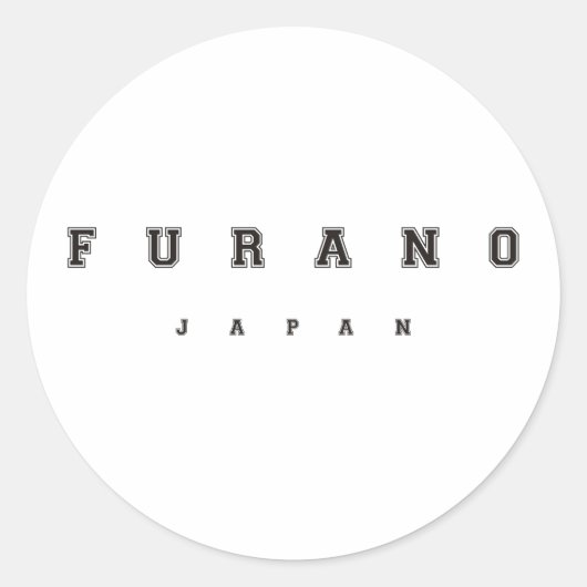 Sticker Rond Furano (Devant)