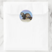 Sticker Rond furet (Sac)