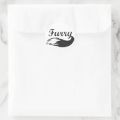 Sticker Rond Furry Fandom (Sac)