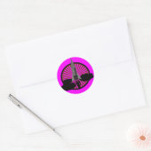 Sticker Rond fusée (Enveloppe)
