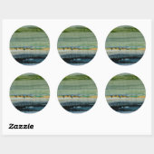 Sticker Rond Fusion II (Feuille)