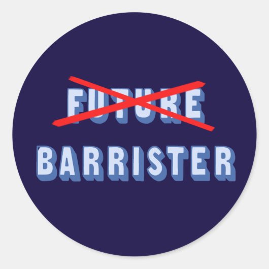 Sticker Rond Futur Barrister Plus (Devant)
