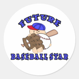 Sticker Rond Futur baseball