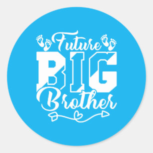 Sticker Rond Futur cool grand frère