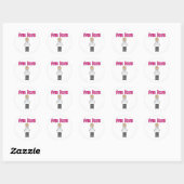Sticker Rond Futur Docteur (Fille) (Feuille)