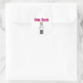 Sticker Rond Futur Docteur (Fille) (Sac)