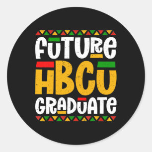 Sticker Rond Futur Hbcu Diplômé Historique Black College Stud