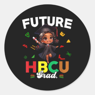 Sticker Rond Futur Hbcu Grad Black History Mois Black College