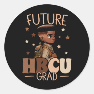 Sticker Rond Futur Hbcu Grad History Black Boy Graduation Hbcu
