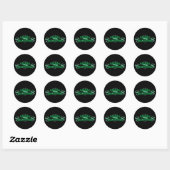 Sticker Rond Futur millionnaire (Feuille)
