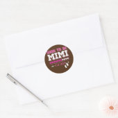 Sticker Rond Futur Mimi Femme Est 2023 Nouvelle Maman (Enveloppe)