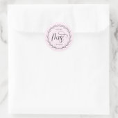 Sticker Rond Futur Mrs.Couronne de Shower de Mariée  (Sac)