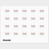 Sticker Rond Futur opticien (Feuille)