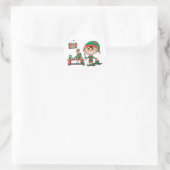 Sticker Rond Future Christma Elf En Formation (Sac)