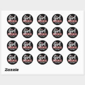 Sticker Rond Future Maman 2026 Révélation de Grossesse Nouvelle (Feuille)