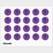 Sticker Rond Future mariée (Feuille)