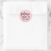 Sticker Rond Future Mme EVE Party Entre Filles (Sac)