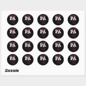 Sticker Rond Future Physicians Assistant Pa School (Feuille)