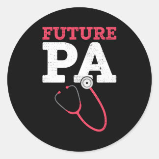 Sticker Rond Future Physicians Assistant Pa School