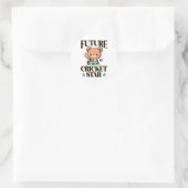 Sticker Rond Future Star du cricket  (Sac)