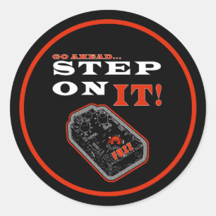 Sticker Rond Fuzz Étape suivante Sur lequel Fuzz
