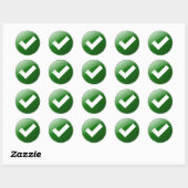 Sticker Rond [fuzzy]Icon (Feuille)