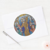 Sticker Rond [fuzzy]Icon (Enveloppe)