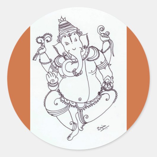 Sticker Rond g303 (Devant)