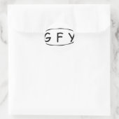 STICKER ROND G F Y (Sac)