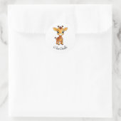 Sticker Rond G pour Giraffe (Sac)
