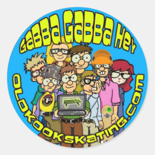 Sticker Rond Gabba Gabba hé