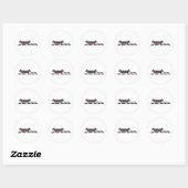 Sticker Rond Gagner n'est pas facile (Feuille)